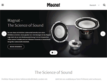 Tablet Screenshot of magnat.de